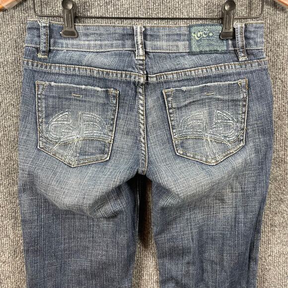 C7P Chip and Pepper Jeans Women's 5 Blue Laguna Beach Boot Cut Flare Leg - Picture 7 of 10